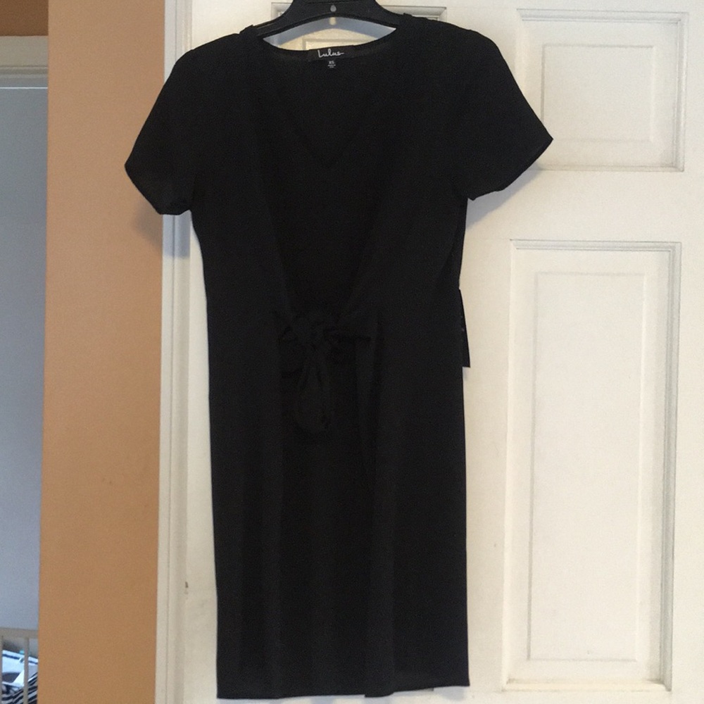 Black mid length dress - Picture 1 of 4